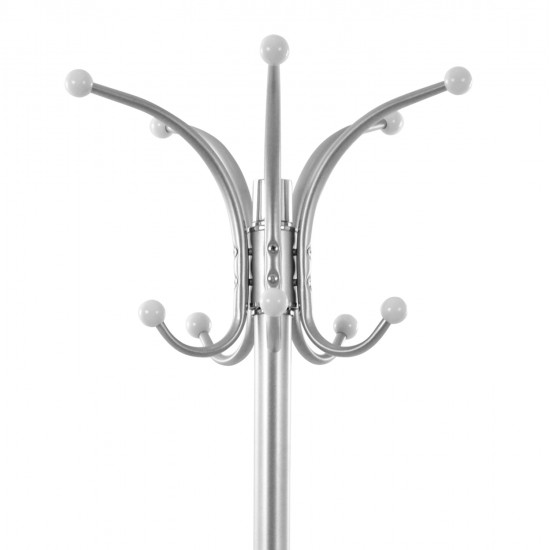 ΚΑΛΟΓΕΡΟΣ ΜΕΤΑΛΛΙΚΟΣ SHIA HM0038.40 ΠΕΡΙΣΤΡΕΦΟΜΕΝΟΣ ΑΣΗΜΙ ΜΕ ΜΑΡΜΑΡΟ Φ.37x170 εκ.