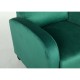 Πολυθρόνα Ανακλινόμενη ArteLibre ATRIA Πράσινο Βελούδο 67.5x90x104cm