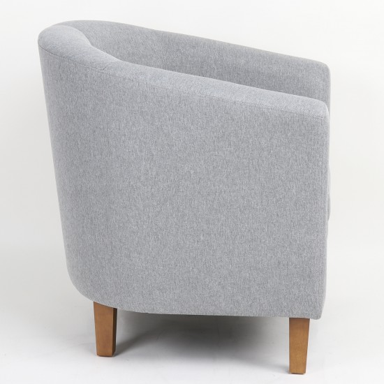 Πολυθρόνα ArteLibre FIORELLA Γκρι Ύφασμα 73x69x75cm