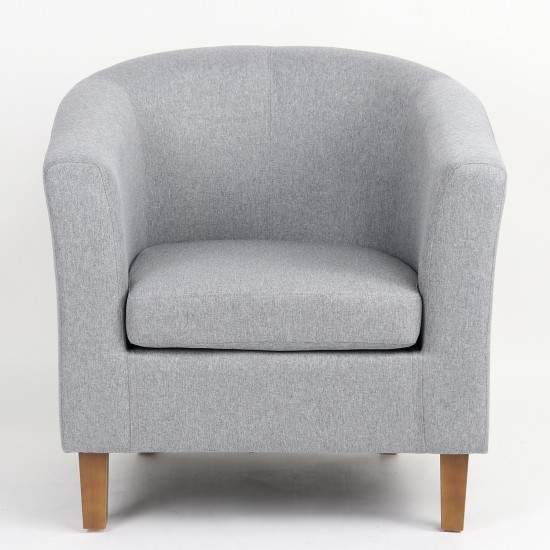 Πολυθρόνα ArteLibre FIORELLA Γκρι Ύφασμα 73x69x75cm