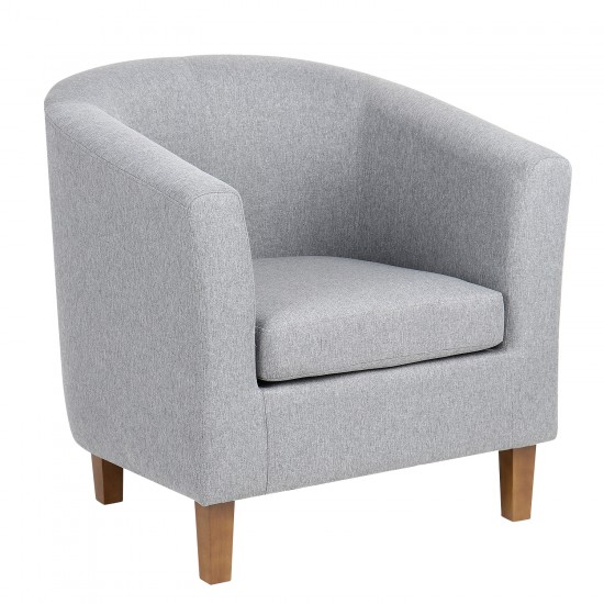 Πολυθρόνα ArteLibre FIORELLA Γκρι Ύφασμα 73x69x75cm