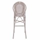 ΣΚΑΜΠΩ ΑΛΟΥΜΙΝΙΟΥ BAMBOO LOOK ΠΑΤΙΝΑ ΛΕΥΚΟ ΜΕ TEXTLINE HM5110 41x52x116 εκ.