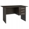 ΓΡΑΦΕΙΟ ΜΕΛΑΜΙΝΗΣ ENSLEY HM2029.01 ΜΕ 3 ΣΥΡΤΑΡΙΑ ZEBRANO 120X60X76 εκ.