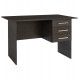 ΓΡΑΦΕΙΟ ΜΕΛΑΜΙΝΗΣ ENSLEY HM2029.01 ΜΕ 3 ΣΥΡΤΑΡΙΑ ZEBRANO 120X60X76 εκ.