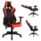 ΠΟΛΥΘΡΟΝΑ GAMING ZAYN HM1056.01 ΜΑΥΡΟ-ΚΟΚΚΙΝΟ PU 67x70x134 εκ.
