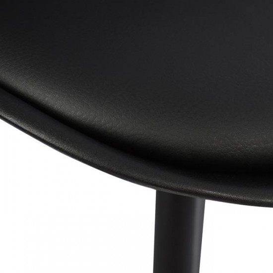 ΚΑΡΕΚΛΑ VEGAS HM0033.32 ΜΕ ΠΟΔΙ ΠΟΛΥΠΡΟΠΥΛΕΝΙΟΥ-PU-ΜΑΥΡΟ 48x56x82 εκ.