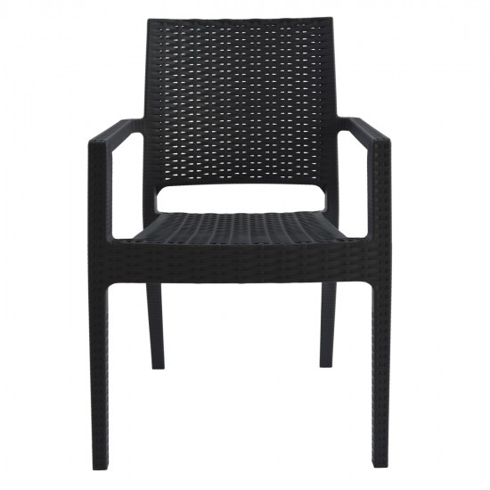 ΠΟΛΥΘΡΟΝΑ ΠΟΛΥΠΡΟΠΥΛΕΝΙΟΥ ΒΑΡΕΩΣ ΤΥΠΟΥ KAGANU DARK GREY HM5134.01 57x55,5x89 εκ.