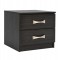 ΚΟΜΟΔΙΝΟ ΜΕ 2 ΣΥΡΤΑΡΙΑ ΚΑΙ ΧΕΡΟΥΛΙ ASHLYN HM2235.01 ZEBRANO 48x40x42Yεκ.