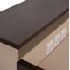 ΓΡΑΦΕΙΟ ΥΠΟΔΟΧΗΣ DALTON HM2068.01 ΜΕΛΑΜΙΝΗ ΣΕ WENGE-ΜΠΕΖ 240x80x106Υεκ.