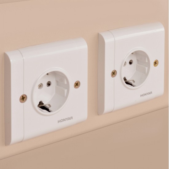 ΓΡΑΦΕΙΟ ΥΠΟΔΟΧΗΣ DALTON HM2068.01 ΜΕΛΑΜΙΝΗ ΣΕ WENGE-ΜΠΕΖ 240x80x106Υεκ.