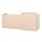 ΓΡΑΦΕΙΟ ΥΠΟΔΟΧΗΣ DALTON HM2068.02 ΜΕΛΑΜΙΝΗ ΣΕ SONAMA-ΜΠΕΖ 240x80x106Υεκ.
