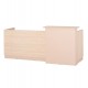 ΓΡΑΦΕΙΟ ΥΠΟΔΟΧΗΣ DALTON HM2068.02 ΜΕΛΑΜΙΝΗ ΣΕ SONAMA-ΜΠΕΖ 240x80x106Υεκ.