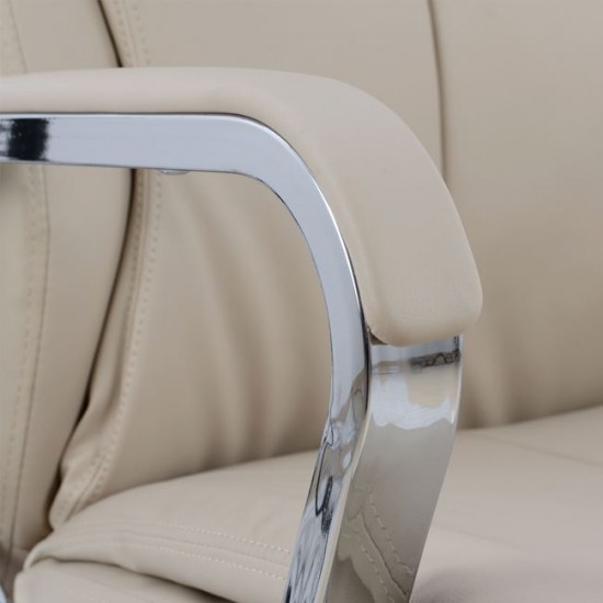 ΚΑΡΕΚΛΑ ΓΡΑΦΕΙΟΥ SHASHI HM1093.07 PU ΣΕ ΕΚΡΟΥ 63x80x118-126Yεκ