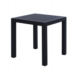 ΤΡΑΠΕΖΙ ΑΛΟΥΜΙΝΙΟΥ QIANA HM5402.02 ΓΚΡΙ 45x45x45,5Υ εκ.
