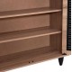ΠΑΠΟΥΤΣΟΘΗΚΗ ΞΥΛΙΝΗ MCKENNA HM2266.02 ΣΕ ΧΡΩΜΑ SONAMA-ΜΑΥΡΟ 77x30x69Υεκ.