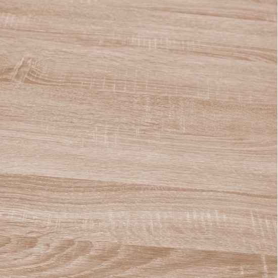 ΤΡΑΠΕΖΙ ΤΡΑΠΕΖΑΡΙΑΣ PALOMA HM8335.01, 70Χ70X76.5, SONOMA, ΜΑΥΡΑ ΠΟΔΙΑ