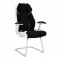 ΠΟΛΥΘΡΟΝΑ ZAHARA HM1102.02 ΣΕ ΧΡΩΜΑ ΜΑΥΡΟ ΜΕ ΑΣΠΡΟ 66,5x63x108cm