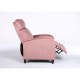 Πολυθρόνα Ανακλινόμενη ArteLibre ATRIA Σάπιο Μήλο Βελούδο 67.5x90x104cm