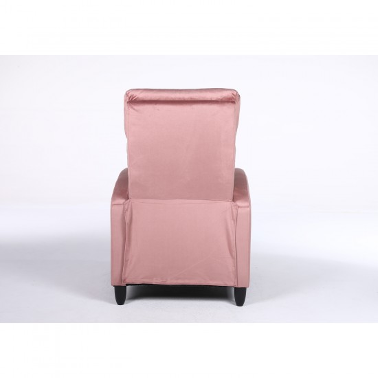 Πολυθρόνα Ανακλινόμενη ArteLibre ATRIA Σάπιο Μήλο Βελούδο 67.5x90x104cm