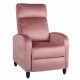 Πολυθρόνα Ανακλινόμενη ArteLibre ATRIA Σάπιο Μήλο Βελούδο 67.5x90x104cm