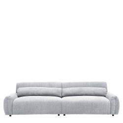 Καναπές Τετραθέσιος ArteLibre VORTICA Γκρι Ύφασμα 280x85x78cm