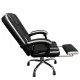 Καρέκλα Γραφείου OPTISEAT Μαύρο/Λευκό PVC/Μέταλλο 67x65x105-115cm