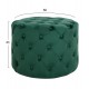 ΣΚΑΜΠΟ KASSIE ΚΥΠΑΡΙΣΣΙ ΒΕΛΟΥΔΟ ΤΥΠΟΥ CHESTERFIELD HM8406.03 Φ60x43Υ εκ.