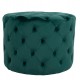 ΣΚΑΜΠΟ KASSIE ΚΥΠΑΡΙΣΣΙ ΒΕΛΟΥΔΟ ΤΥΠΟΥ CHESTERFIELD HM8406.03 Φ60x43Υ εκ.