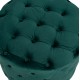 ΣΚΑΜΠΟ KASSIE ΚΥΠΑΡΙΣΣΙ ΒΕΛΟΥΔΟ ΤΥΠΟΥ CHESTERFIELD HM8406.03 Φ60x43Υ εκ.
