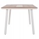 ΤΡΑΠΕΖΙ ΑΛΟΥΜΙΝΙΟΥ TABER HM5131.11 ΛΕΥΚΟ ΜΕ POLYWOOD TOP 200x100x75Υεκ