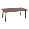 ΤΡΑΠΕΖΙ ΑΛΟΥΜΙΝΙΟΥ TABER ΜΕ POLYWOOD 200X100 ΓΚΡΙ HM5131.12
