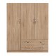 ΝΤΟΥΛΑΠΑ 3ΦΥΛΛΗ CARLY HM384.02 ΜΕ ΔΥΟ ΣΥΡΤΑΡΙΑ SONAMA 150X55Χ180Υεκ.