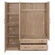 ΝΤΟΥΛΑΠΑ 3ΦΥΛΛΗ CARLY HM384.02 ΜΕ ΔΥΟ ΣΥΡΤΑΡΙΑ SONAMA 150X55Χ180Υεκ.