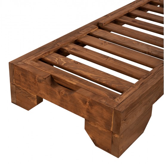 ΞΑΠΛΩΣΤΡΑ ΞΥΛΙΝΗ ΒΑΡΕΩΣ ΤΥΠΟΥ ΜΑΚΕΔΟΝΙΑ HM5646.01 ΚΑΡΥΔΙ ΕΜΠ. 204X77,5X29Y εκ.