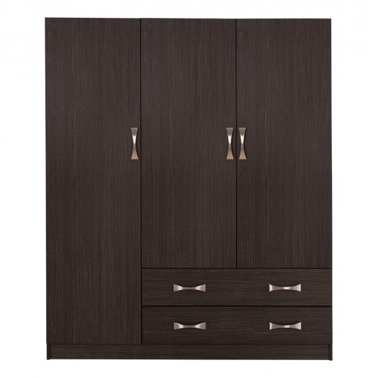 ΝΤΟΥΛΑΠΑ 3ΦΥΛΛΗ CARLY HM384.01 ΜΕ ΔΥΟ ΣΥΡΤΑΡΙΑ ZEBRANO 150X55Χ180Υεκ.