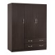 ΝΤΟΥΛΑΠΑ 3ΦΥΛΛΗ CARLY HM384.01 ΜΕ ΔΥΟ ΣΥΡΤΑΡΙΑ ZEBRANO 150X55Χ180Υεκ.