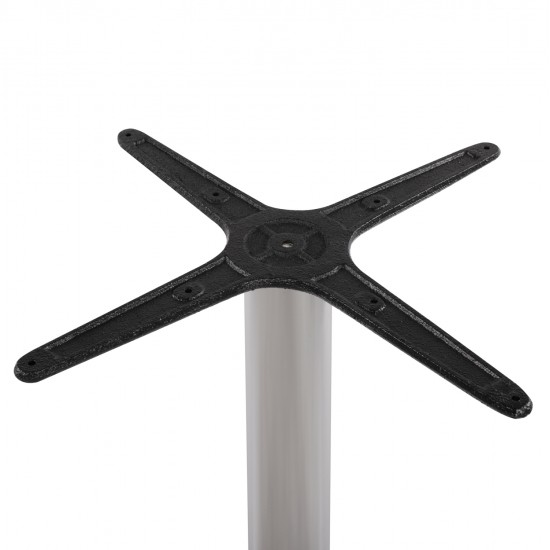 ΒΑΣΗ ΜΠΑΡ ΑΛΟΥΜΙΝΙΟΥ 4ΝΥΧΗ 66X66X109Υεκ. ΜΕ ΣΤΑΥΡΟ 44Χ44εκ. HM450 ΧΡΩΜΙΟΥ