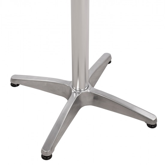 ΒΑΣΗ ΜΠΑΡ ΑΛΟΥΜΙΝΙΟΥ 4ΝΥΧΗ 66X66X109Υεκ. ΜΕ ΣΤΑΥΡΟ 44Χ44εκ. HM450 ΧΡΩΜΙΟΥ