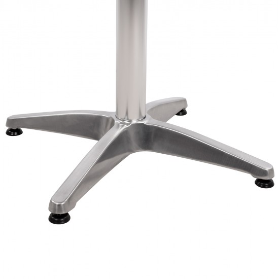 ΒΑΣΗ ΜΠΑΡ ΑΛΟΥΜΙΝΙΟΥ 4ΝΥΧΗ 66X66X109Υεκ. ΜΕ ΣΤΑΥΡΟ 44Χ44εκ. HM450 ΧΡΩΜΙΟΥ