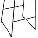 ΣΚΑΜΠΟ ΜΕΤΑΛΛΙΚΟ ALLEGRA HM5641 ΜΕ WICKER ΣΕ ΜΠΕΖ ΑΠΟΧΡΩΣΗ 49x50x76 εκ.