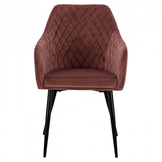 ΠΟΛΥΘΡΟΝΑΚΙ CHARLES HM8522.02 ΜΕ ΒΕΛΟΥΔΟ ΣΑΠΙΟ ΜΗΛΟ 52x60x89Υ εκ.