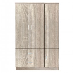 Ντουλάπα ArteLibre TUBEROSA Φυσικό Μοριοσανίδα 120x50x180cm