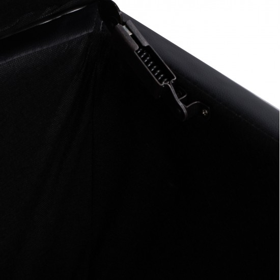 ΣΚΑΜΠΟ PU ΜΕ ΑΠΟΘΗΚΕΥΤΙΚΟ ΧΩΡΟ TRISCUBE ΜΑΥΡΟ HM223.01 121x51.5x50Υ εκ.
