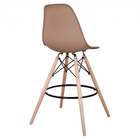 ΣΚΑΜΠΟ ΜΠΑΡ RENATA HM0173.45 ΚΑΠΟΥΤΣΙΝΟ 58x56x107Υ εκ.