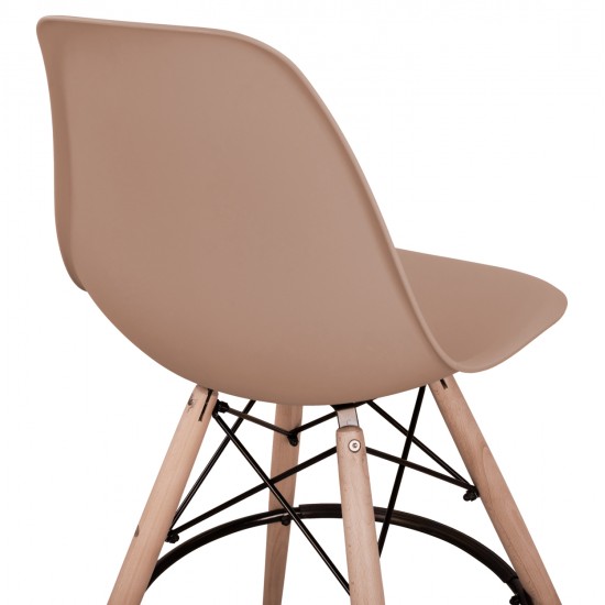 ΣΚΑΜΠΟ ΜΠΑΡ RENATA HM0173.45 ΚΑΠΟΥΤΣΙΝΟ 58x56x107Υ εκ.