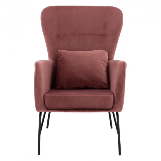 ΠΟΛΥΘΡΟΝΑ ΜΠΕΡΖΕΡΑ ΒΕΛΟΥΔΟ ΣΑΠΙΟ ΜΗΛΟ ΜΕ ΜΕΤΑΛΛΙΚΟ ΜΑΥΡΟ ΠΟΔΙ HM8721.02