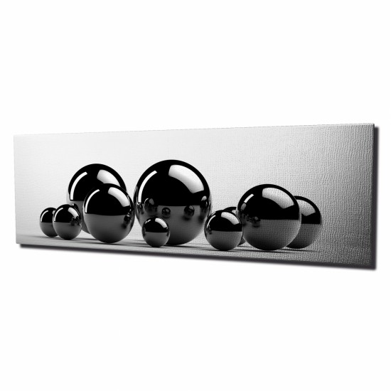 ΠΙΝΑΚΑΣ ΚΑΜΒΑΣ BLACK AND WHITE HM7198.02 80x3x30 εκ.
