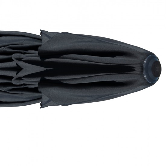 ΕΠΑΓΓΕΛΜΑΤΙΚΗ ΟΜΠΡΕΛΑ ALU ΤΗΛΕΣΚΟΠΙΚΗ HM6031.03 4x4x2,95-4Μ ΜΕ ΜΑΥΡΟ ΑΚΡΥΛΙΚΟ ΠΑΝΙ