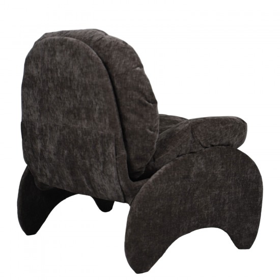 Πολυθρόνα ArteLibre ANANKE Γκρι Ύφασμα/Μέταλλο/Ξύλο 85x78x84cm