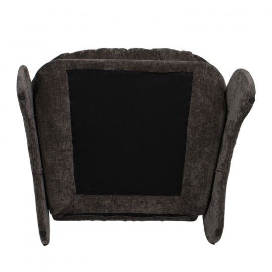 Πολυθρόνα ArteLibre ANANKE Γκρι Ύφασμα/Μέταλλο/Ξύλο 85x78x84cm